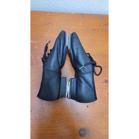 REVOLUTION DANCEWEAR KIDS JAZZ TAP DANCE BLACK SHOES C13 - Picture 6 of 9